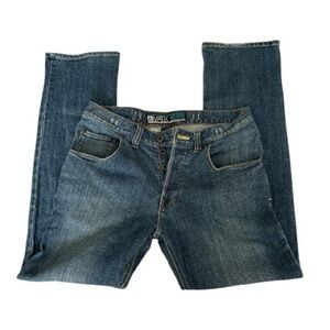 Matix miner straight leg Jeans Men's Sz 28 Skrilla Stretch Button Fly cotton